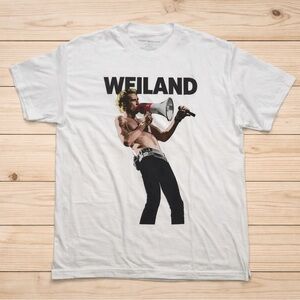 White Graphic Tee - Men Scott Weiland